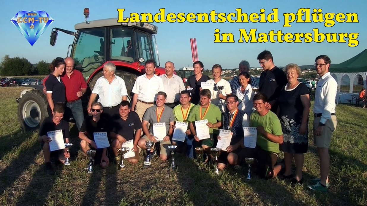 14. 8. 2016 - 55. Landesentscheid pflügen der Landjugend Burgenland - CCM-TV.at